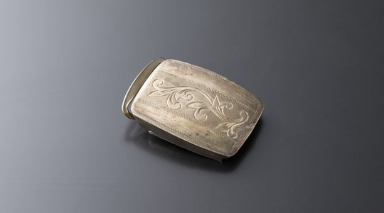 Silver belt buckles